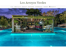 Tablet Screenshot of losarroyosverdes.com